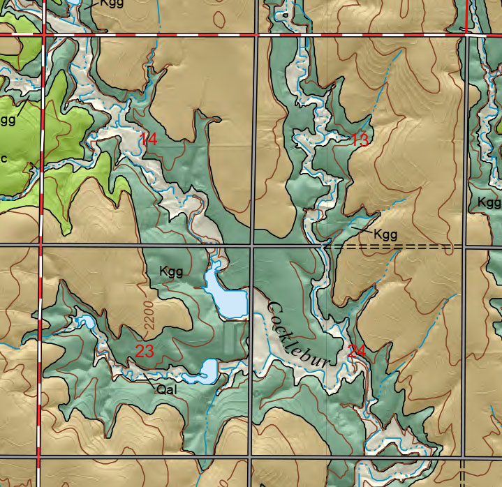 small geologic map