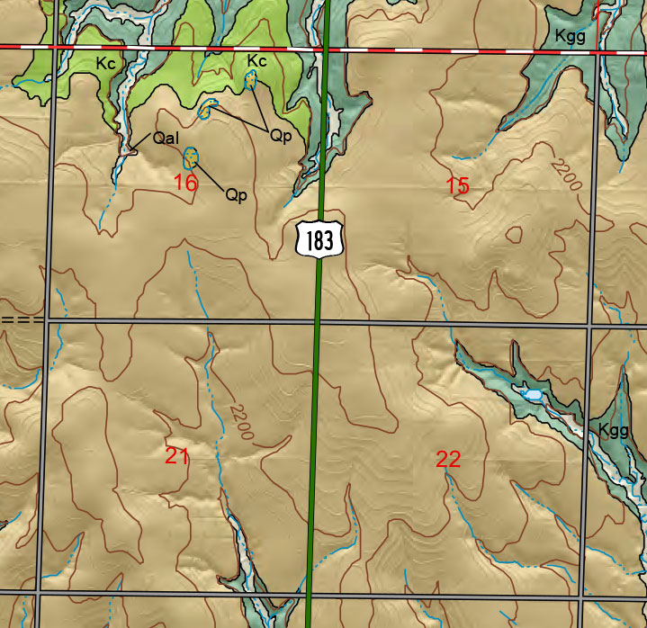 small geologic map