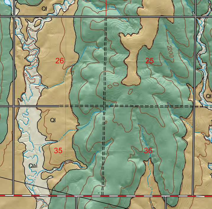 small geologic map