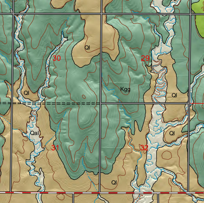 small geologic map