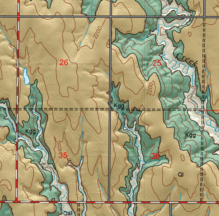 small geologic map