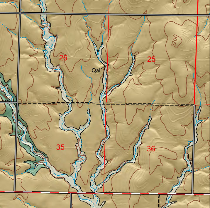 small geologic map