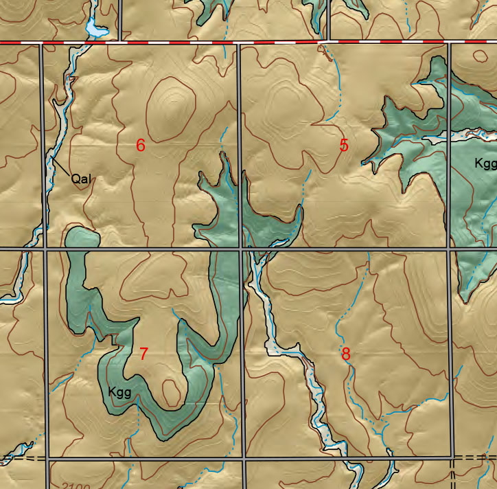 small geologic map