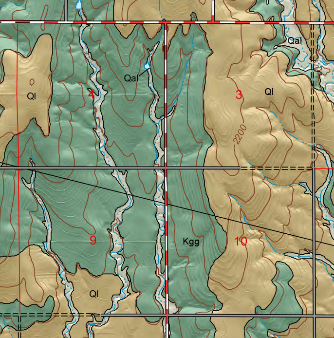 small geologic map