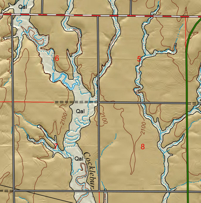 small geologic map