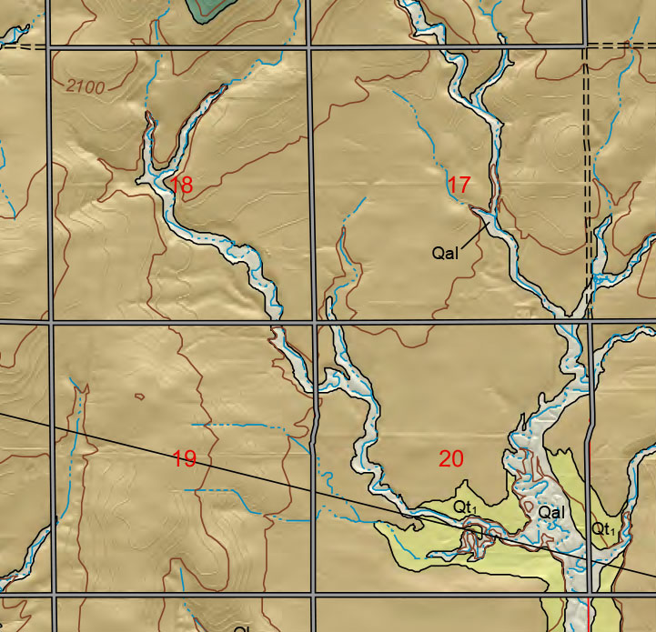 small geologic map