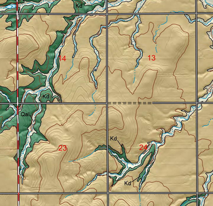 small geologic map