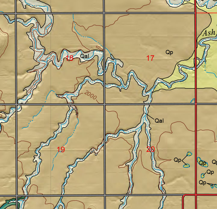 small geologic map