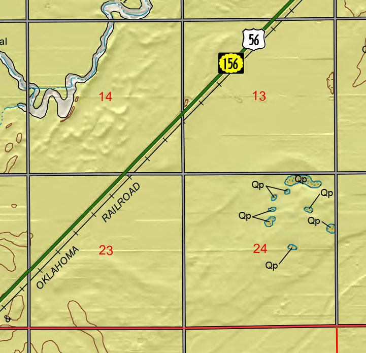 small geologic map