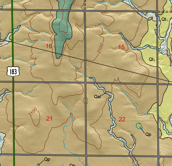 small geologic map