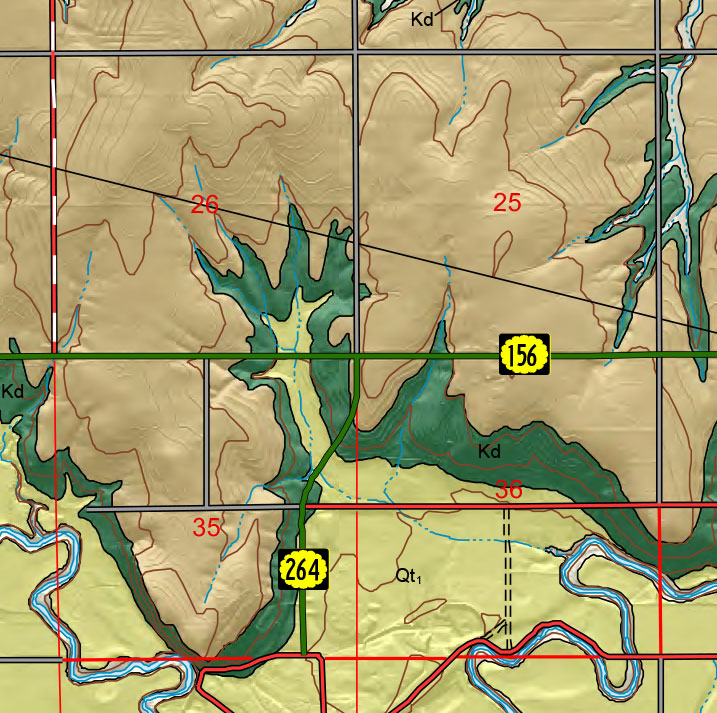 small geologic map