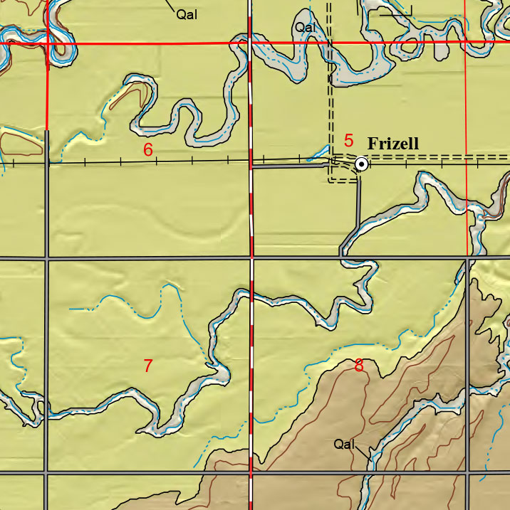 small geologic map