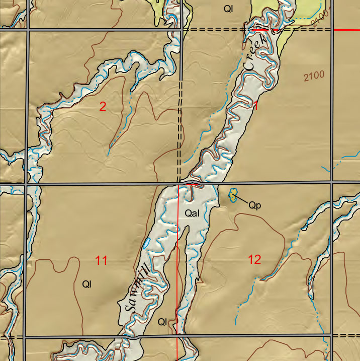 small geologic map