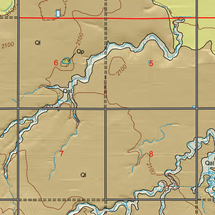 small geologic map