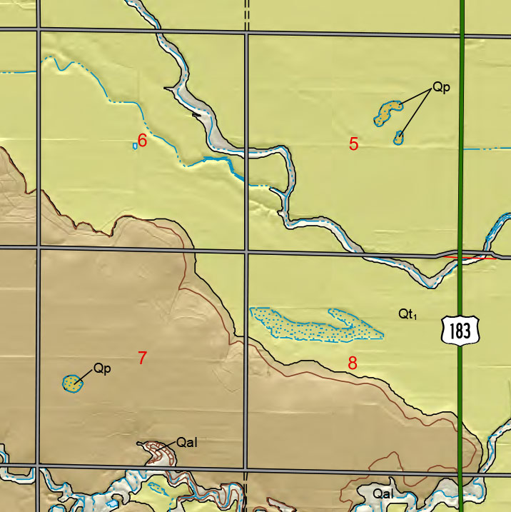 small geologic map