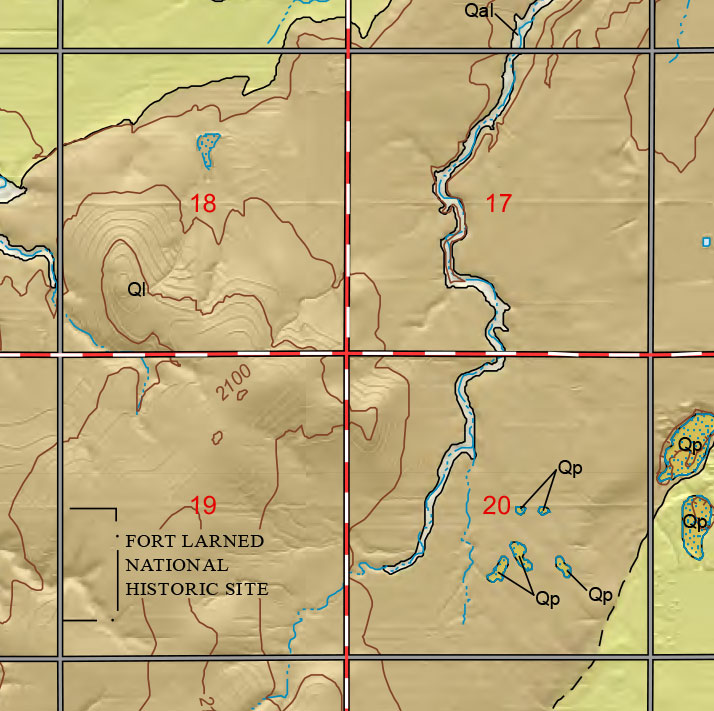 small geologic map