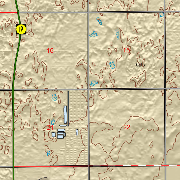 small geologic map