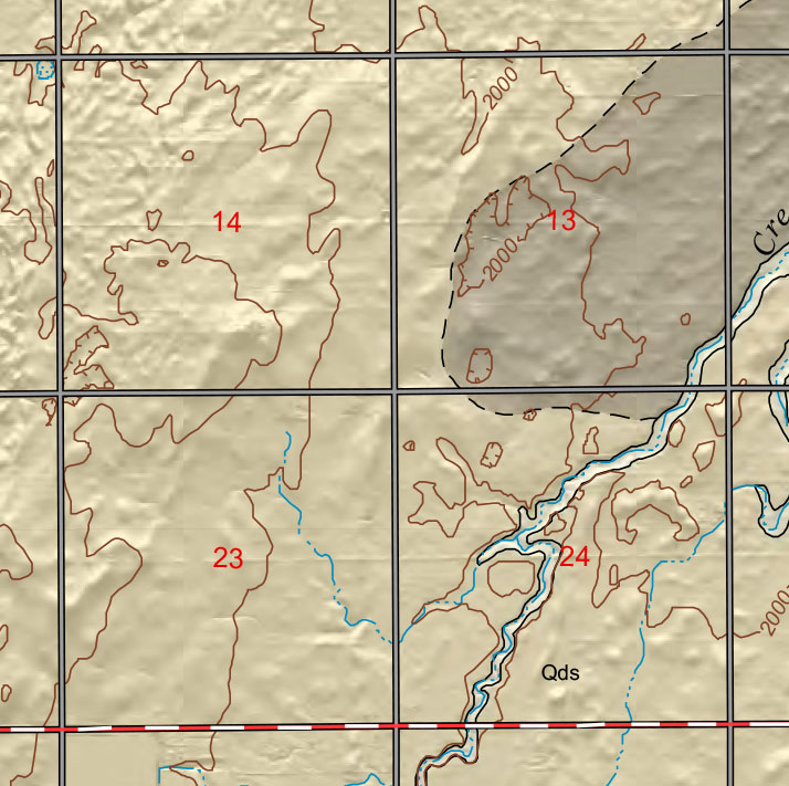 small geologic map