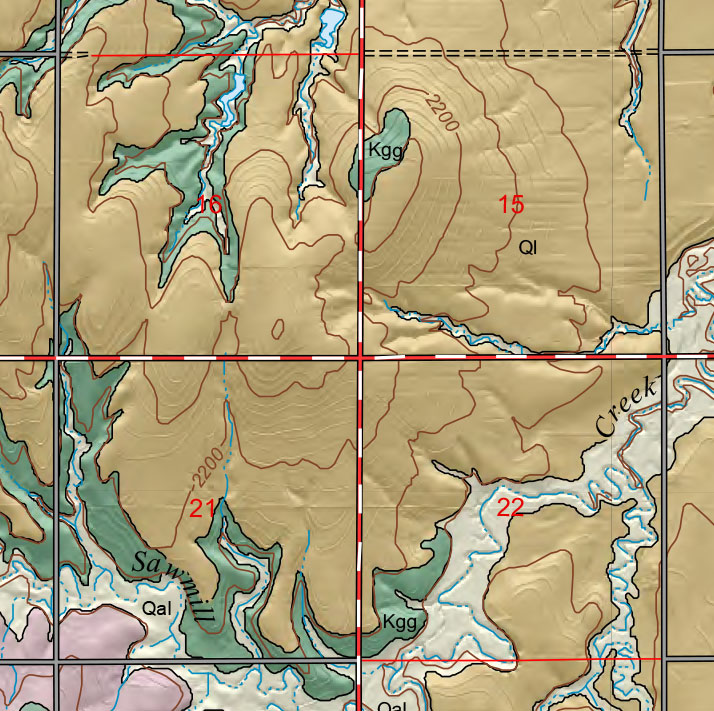 small geologic map