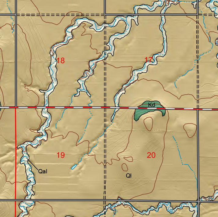 small geologic map