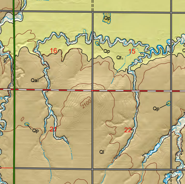 small geologic map