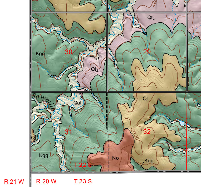 small geologic map