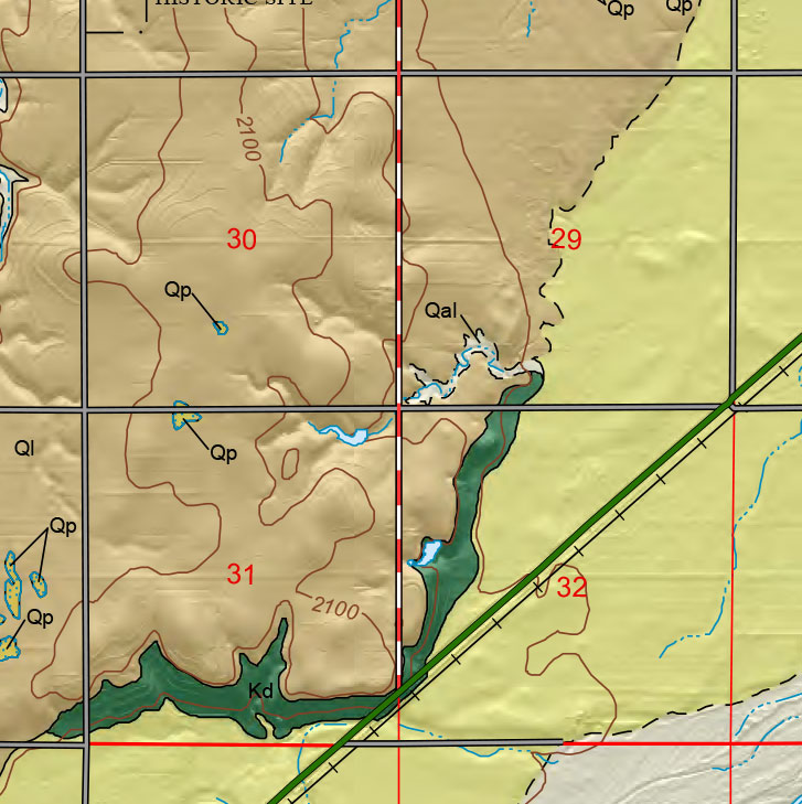 small geologic map