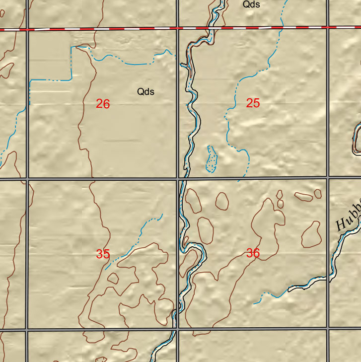 small geologic map