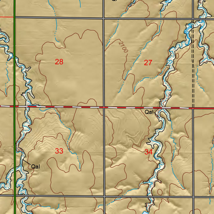 small geologic map