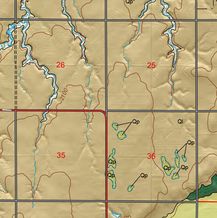 small geologic map