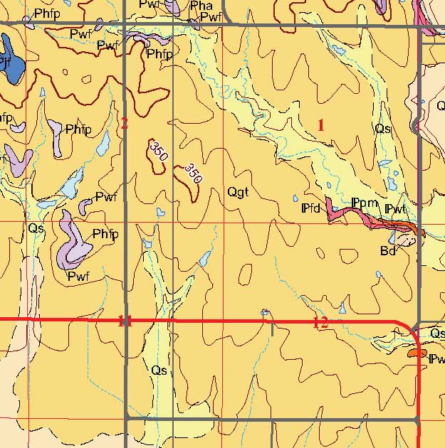 small geologic map