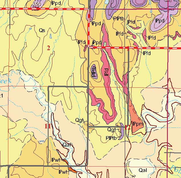 small geologic map