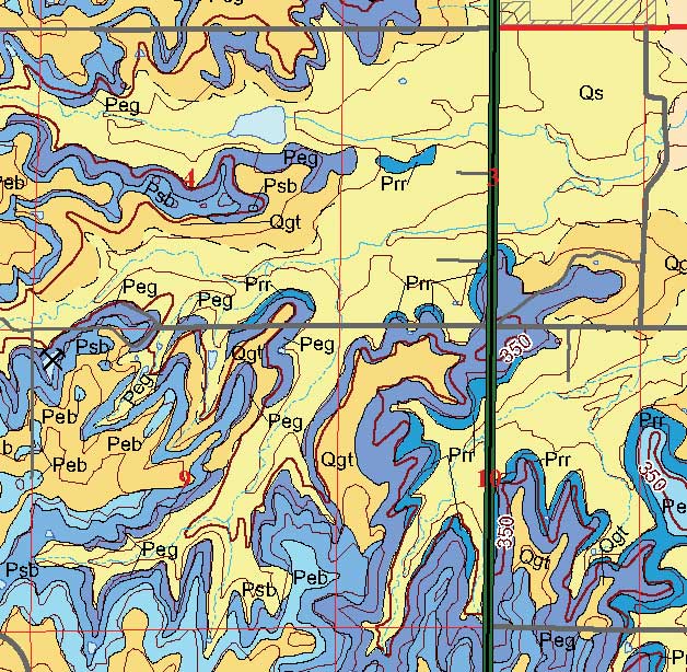 small geologic map