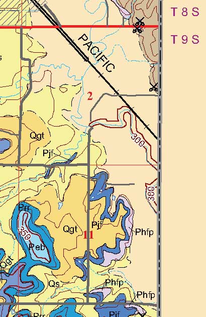 small geologic map