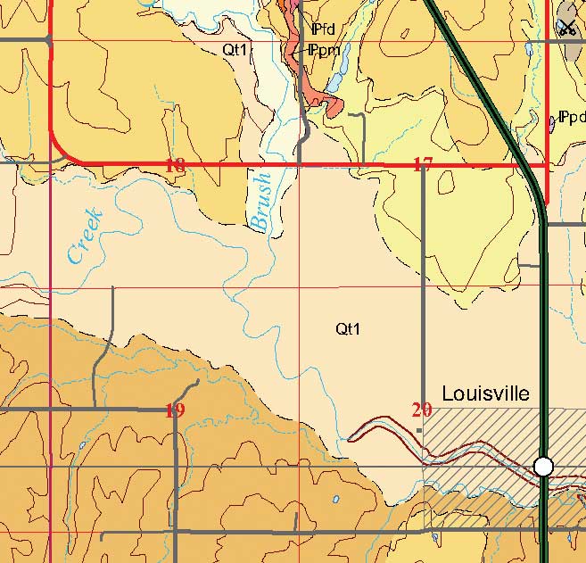 small geologic map