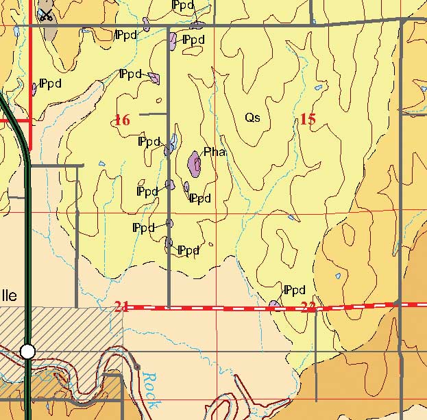 small geologic map