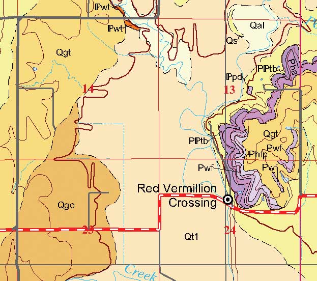 small geologic map