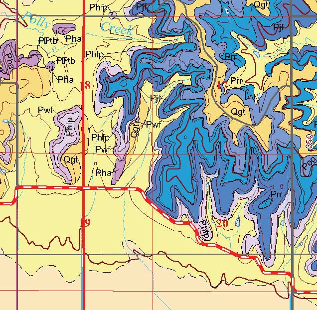 small geologic map