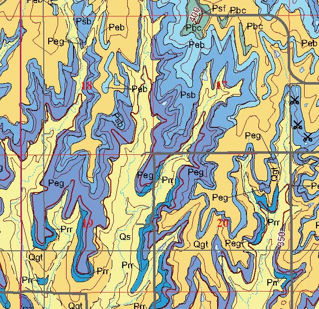 small geologic map