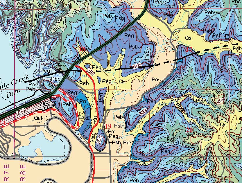 small geologic map