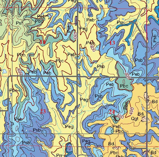 small geologic map