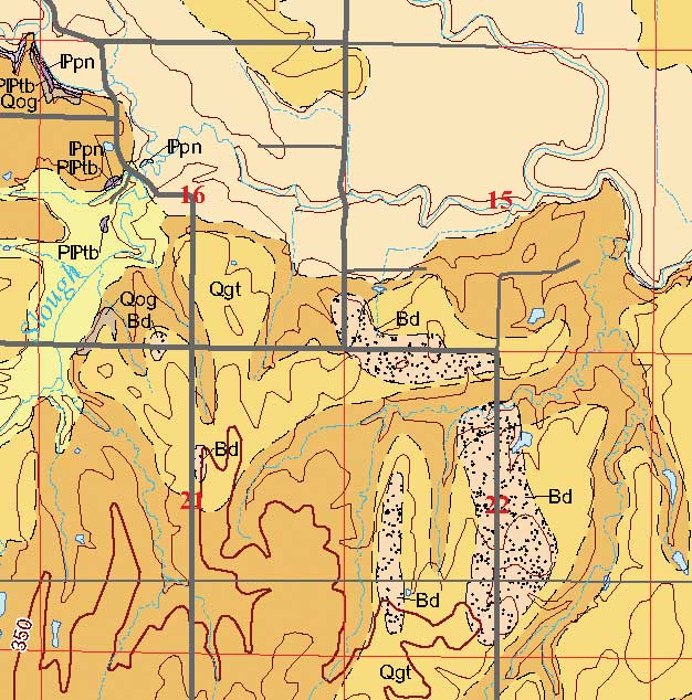 small geologic map