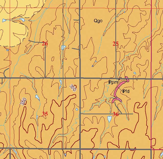 small geologic map