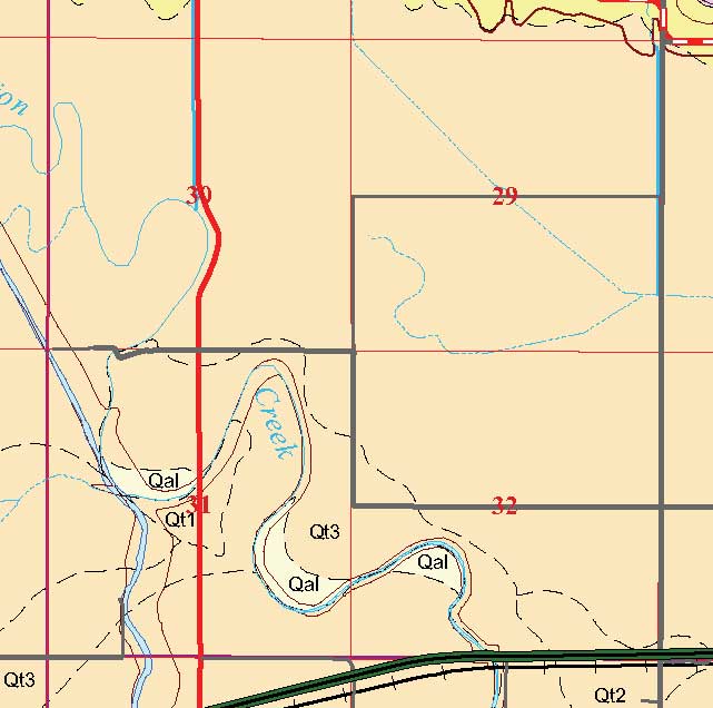 small geologic map