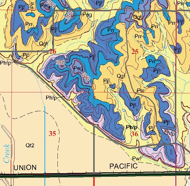 small geologic map