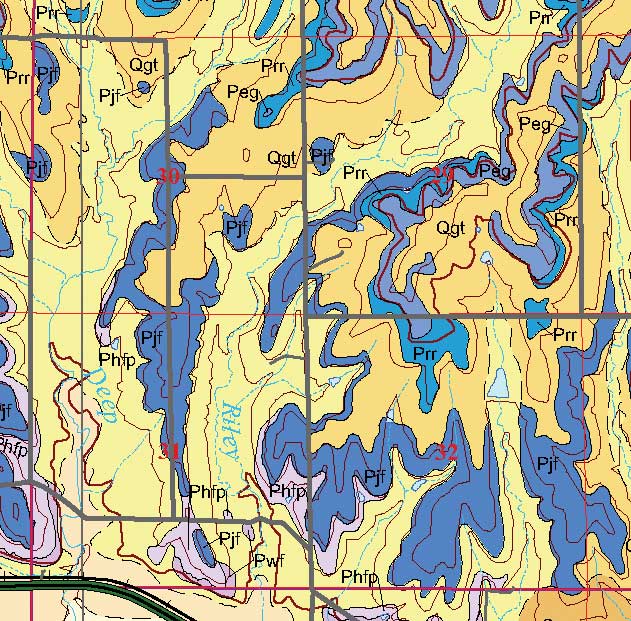 small geologic map