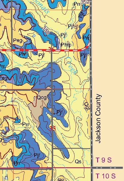 small geologic map