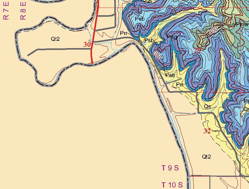 small geologic map