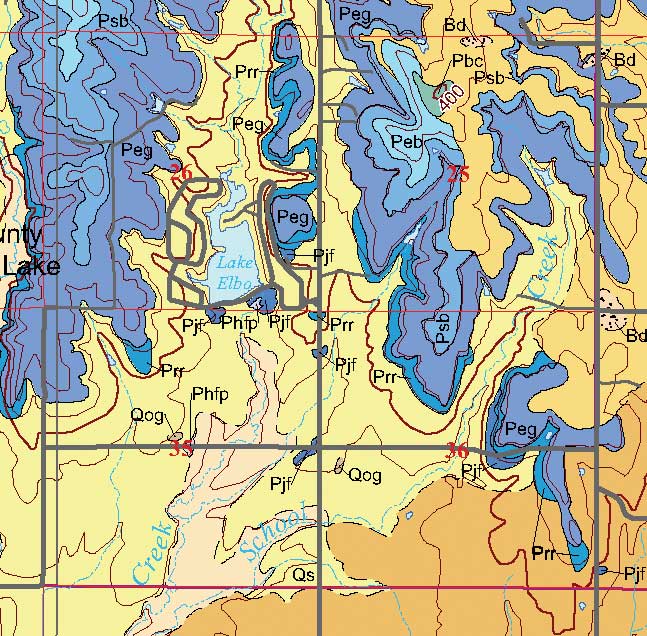 small geologic map