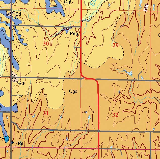 small geologic map